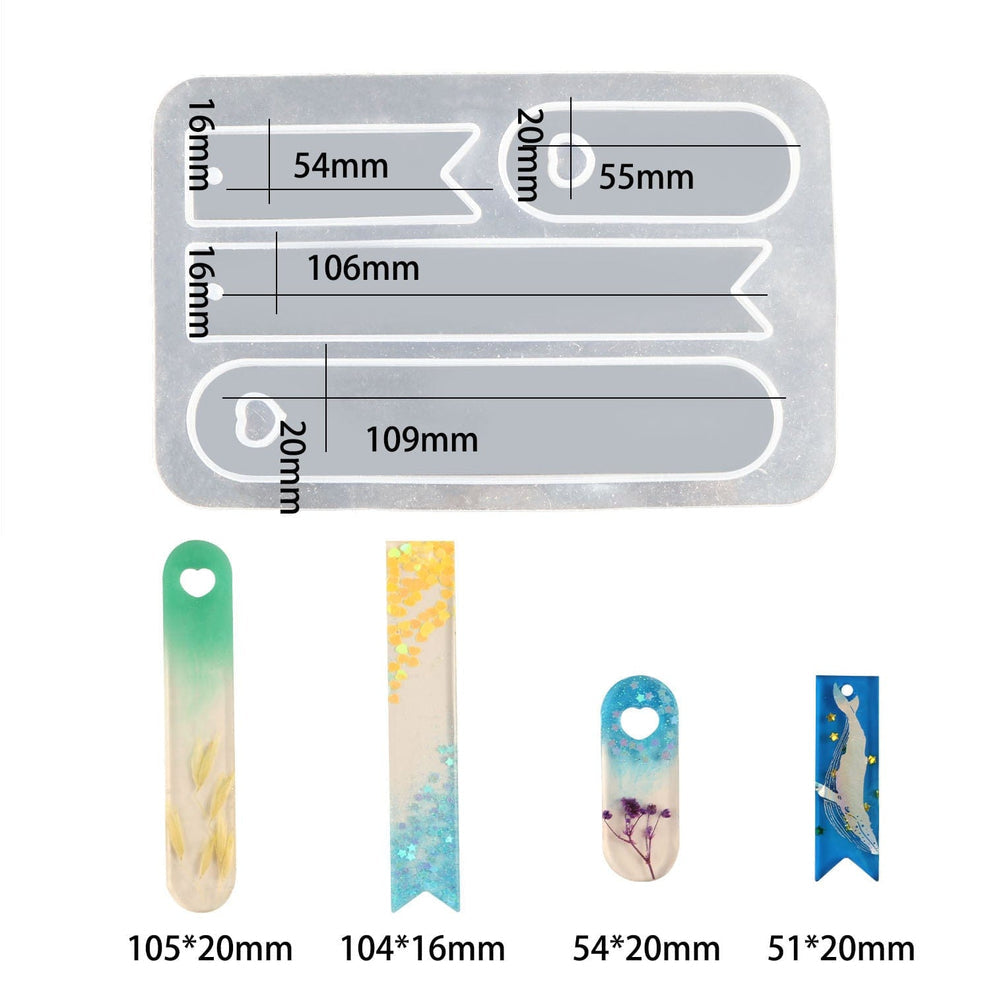 4 in 1 Book mark mould