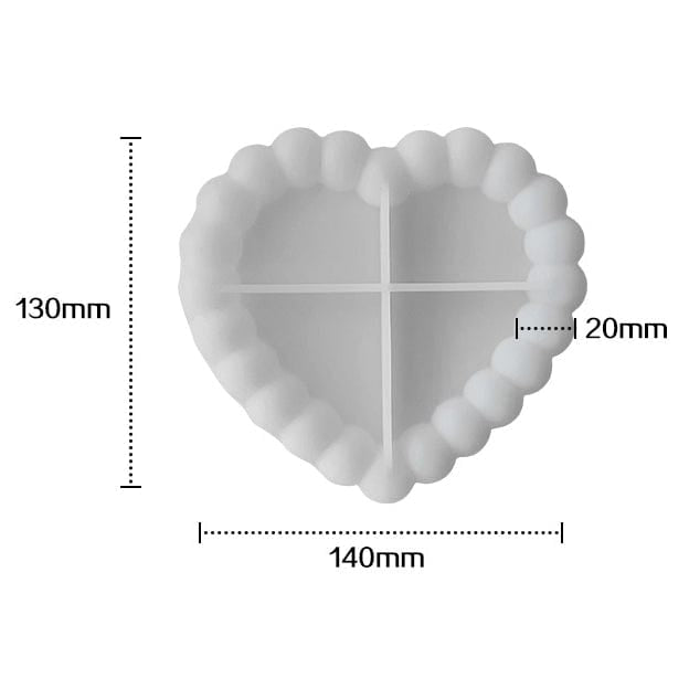 Heart bubble tray  mould