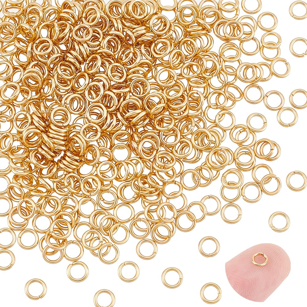 Small connector ring for jewelry