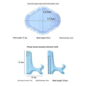 European Style Photo Frame With Stand Mould