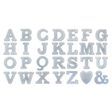 5.5 inch alphabet mould set