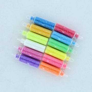 12 shades glitter set