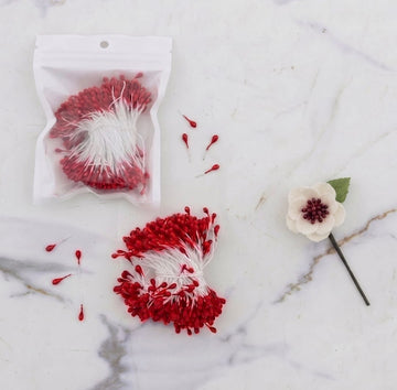 Pollens Fir Flower Red