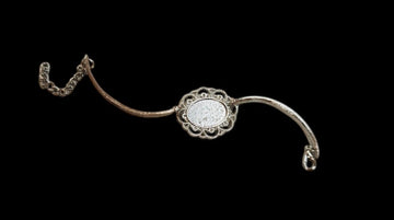 Oval 4 bracelet base for resin)