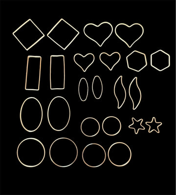 24 pieces mix bezel pack