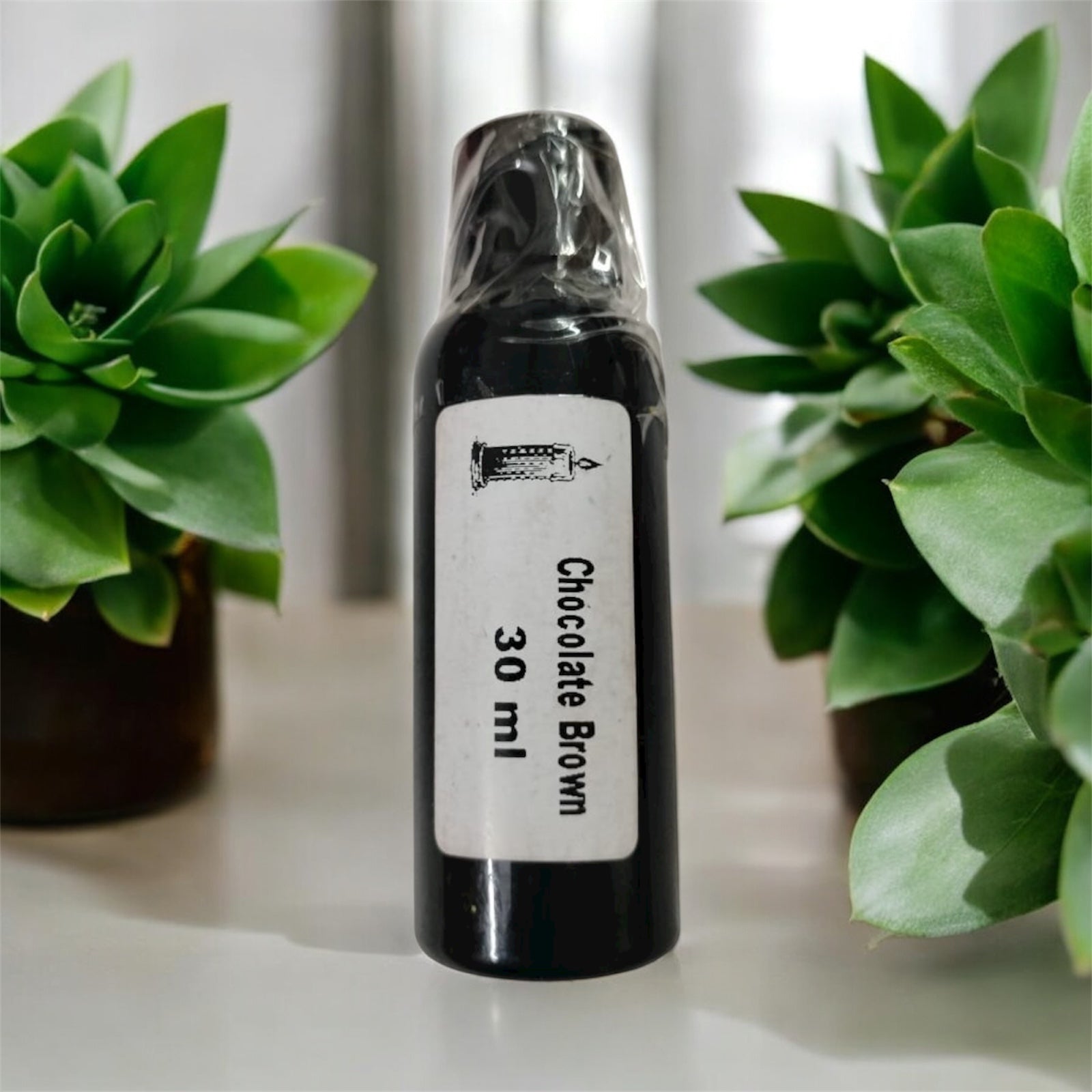 Chocolate brown candle color