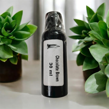 Chocolate brown candle color