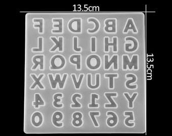 Small Alphabet Silicon Mould