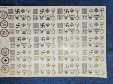 Spiritual Golden Embossed Stickers