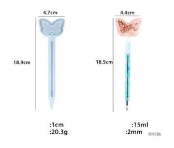 butterfly pen mould