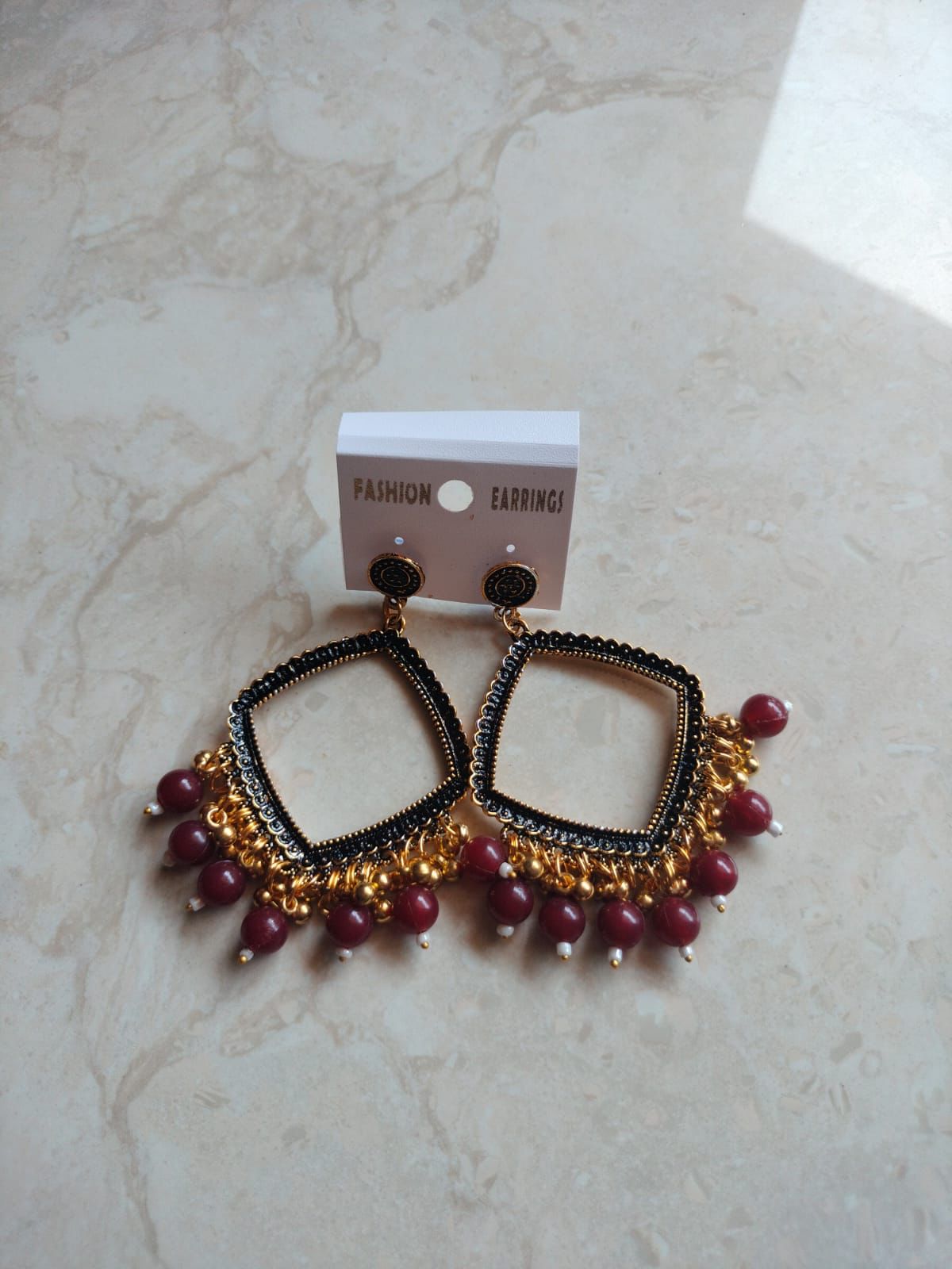 Beads jhumka for resin
