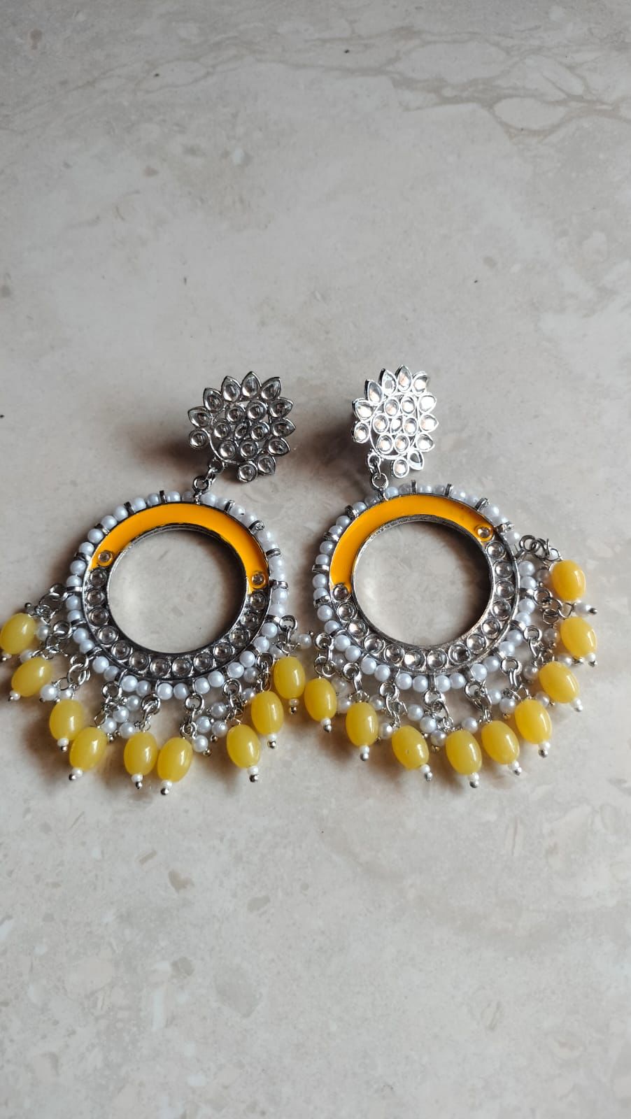 Beads jhumka for resin