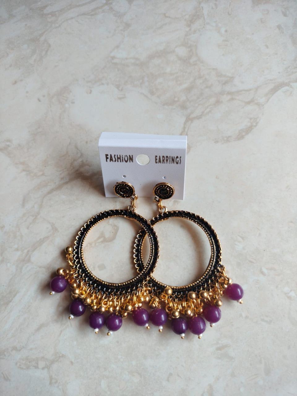 Beads jhumka for resin