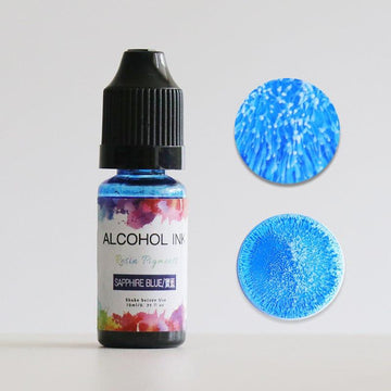 Sapphire Blue Alcohol ink