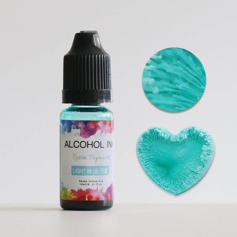 Light Blue Alcohol ink