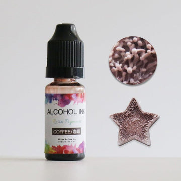 Coffee  Alcohol ink