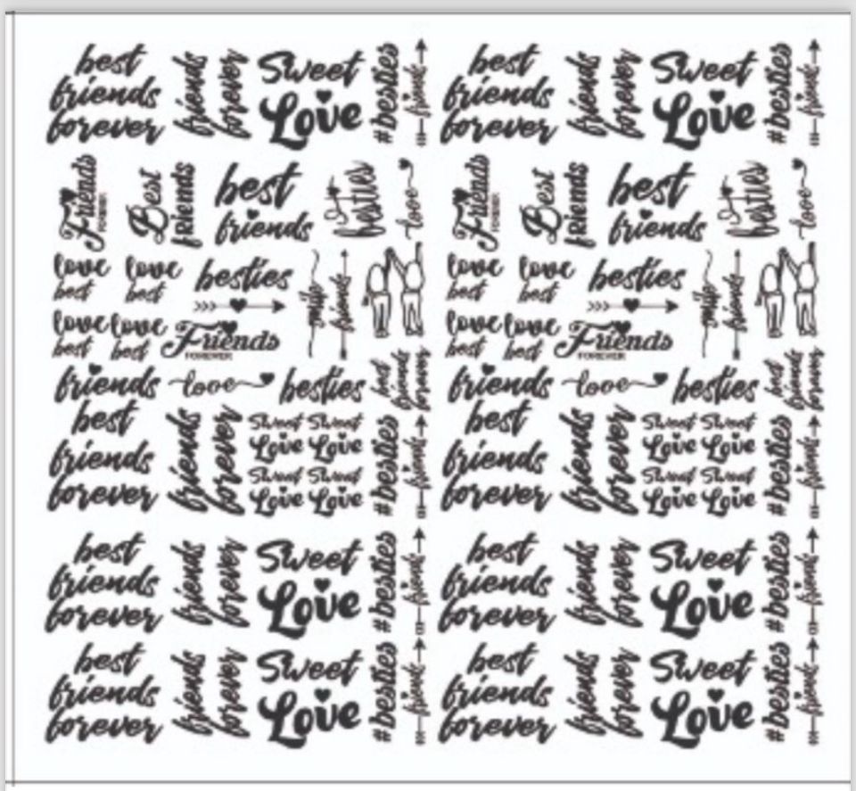 Mini Sticker For Keychain