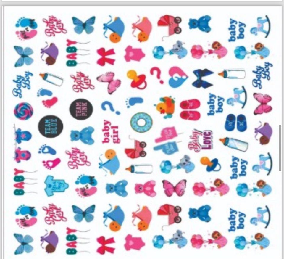 Mini Sticker For Keychain