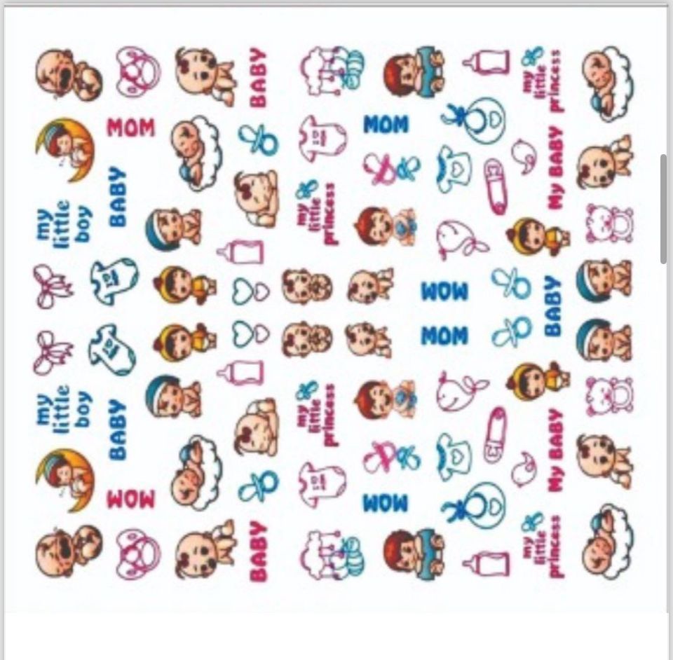 Mini Sticker For Keychain