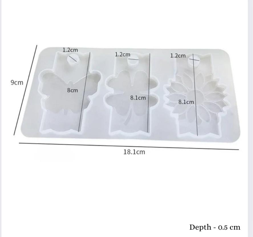 Lower Butterfly Keychain Mould