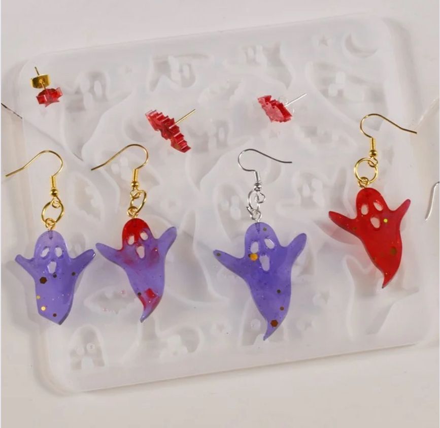 Ghost Keychain And Earring Mould