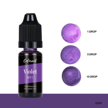 Violet candle color