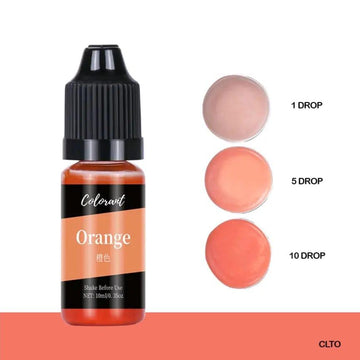 Orange candle color