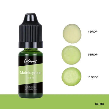 Matcha green candle color