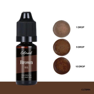 Brown candle color