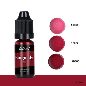 Burgundy candle color
