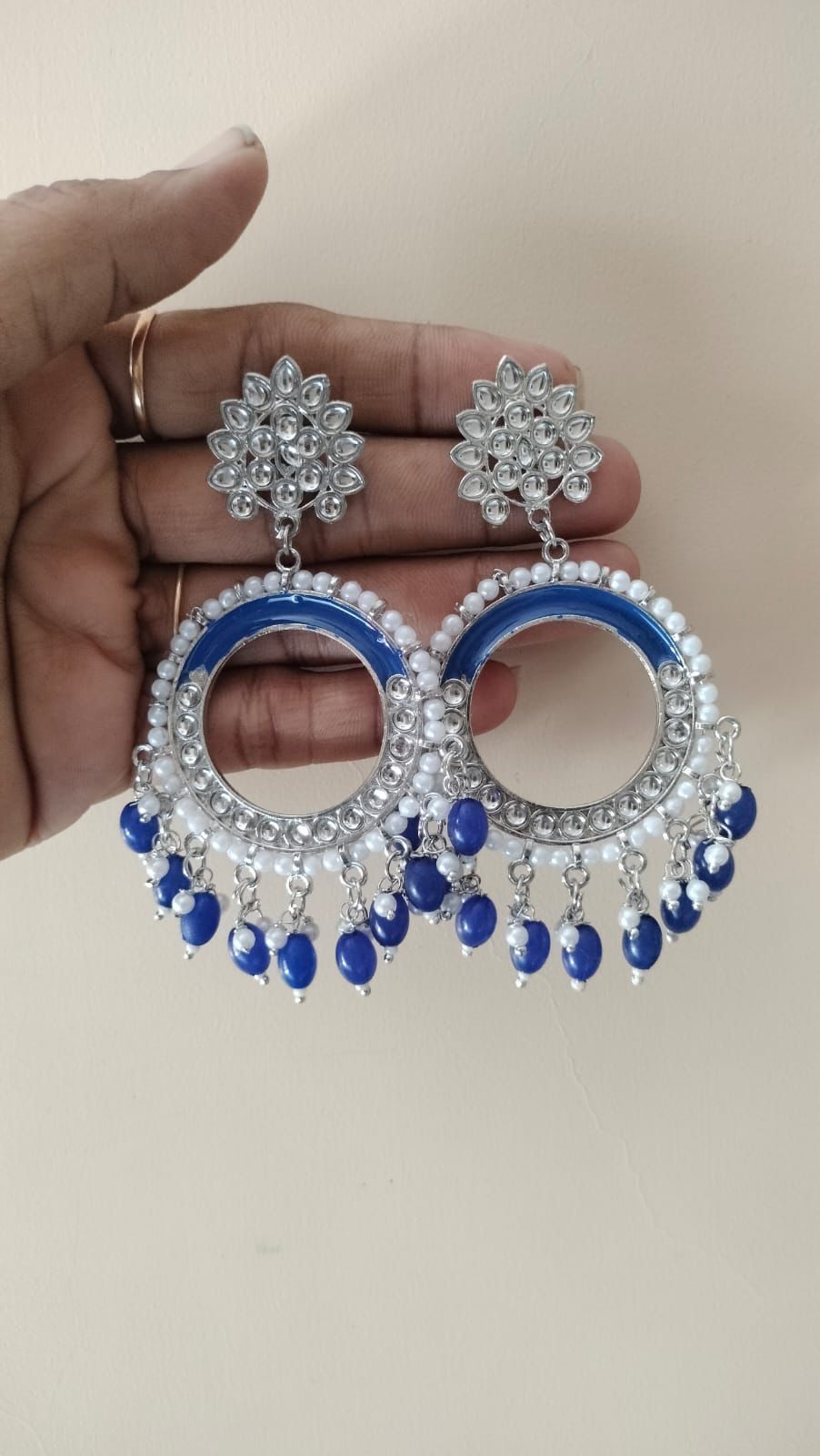 Beads jhumka for resin