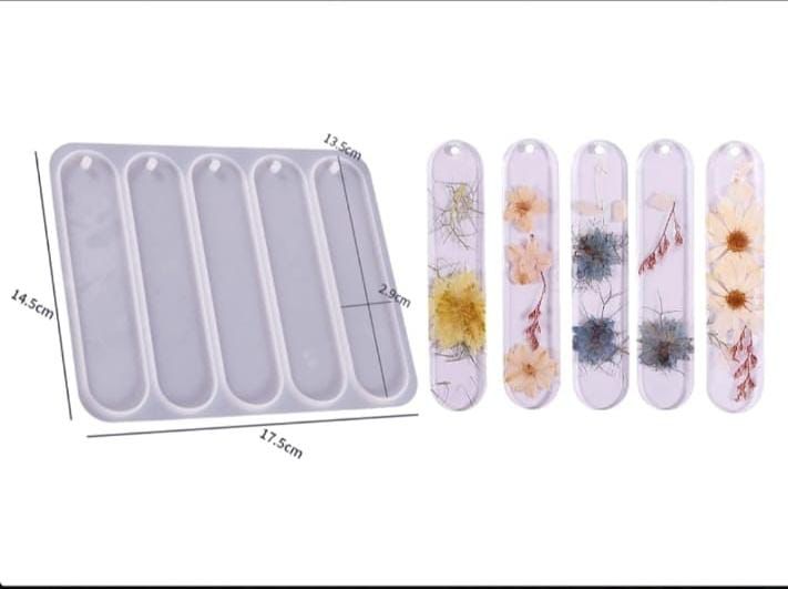 5 in 1 Book mark mould
