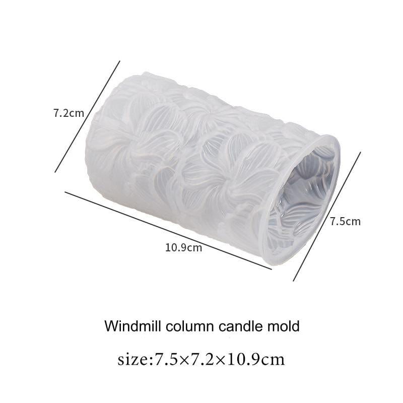 Windmill Column Candle Mould