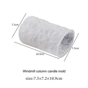 Windmill Column Candle Mould