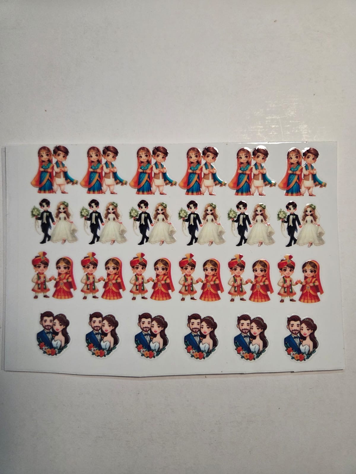 Design Sticker Dadih Uv Sticker Dulha Dulhan Design