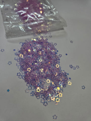 Holographic Sequence pack Pink star