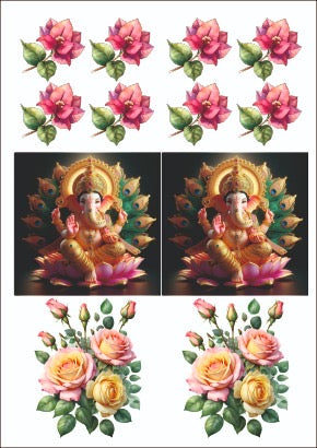 Resin color sticker