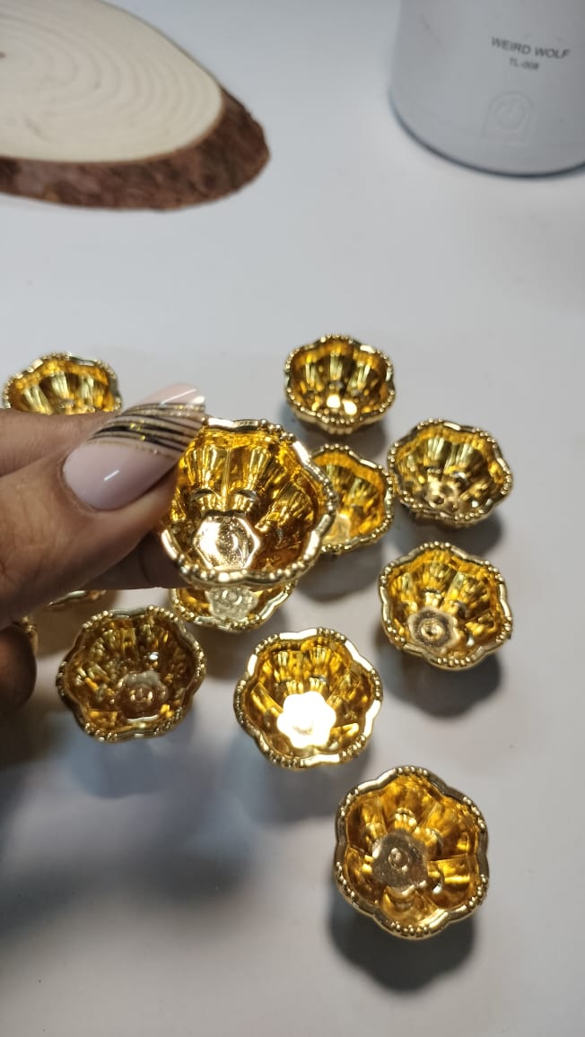 Golden Katori for Pooja plate