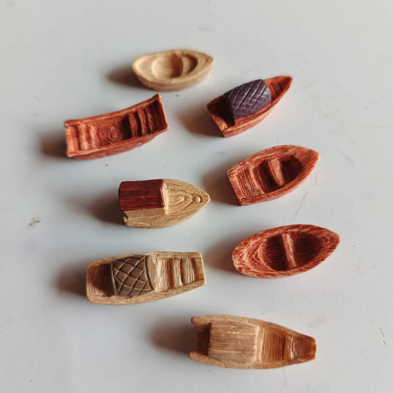 Boat Miniature 8 Pieces Set