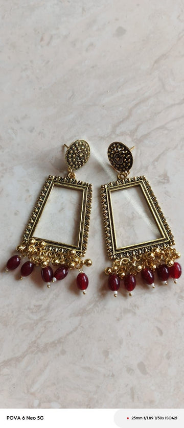 Beads jhumka for resin