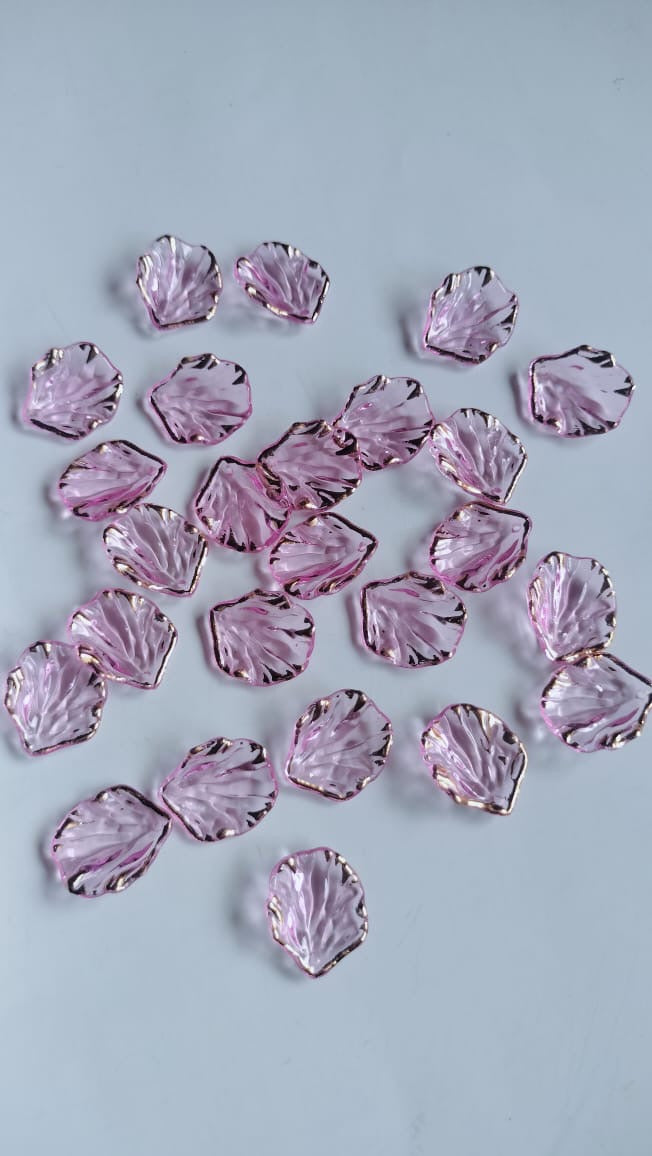 Acrylic leaf petals