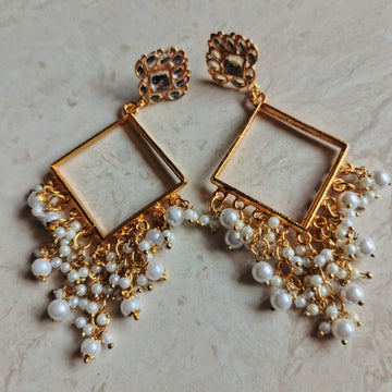 Square Chand Bali Jhumka