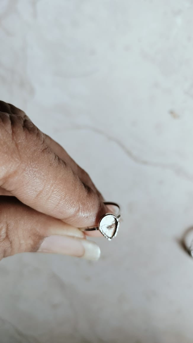 Drop  shape  ring base for resin