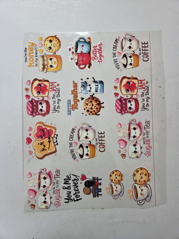A4 size Uv Sticker