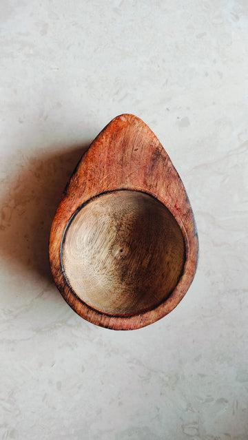 Wood bowl for Candle