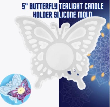 Butterfly t-light mould