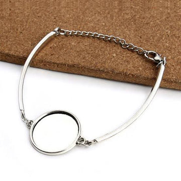Bracelet base for resin