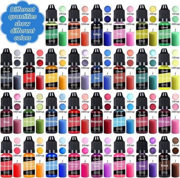 30 shades candle color set
