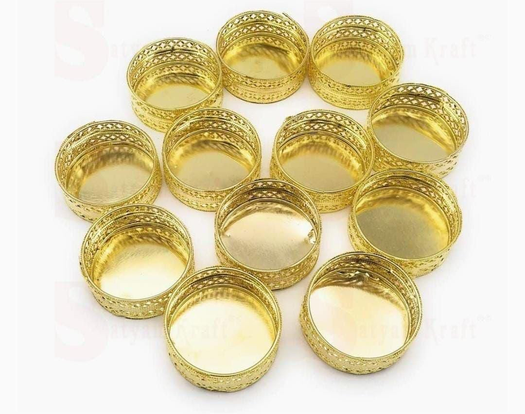 Metal diya katori