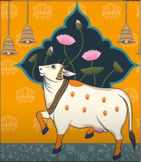 Pichwai Small color sticker